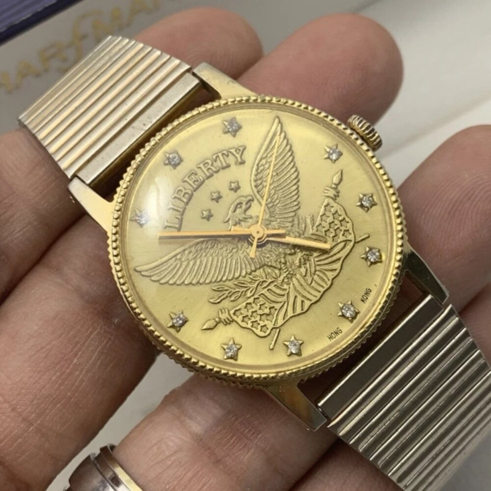 Vintage Liberty Hong Kong Wind-up Analog Men's Watch